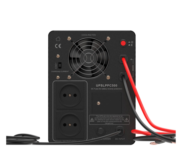 Green Cell AVR UPS 800VA 500W PowerCore 12 VDC z LCD - 1335378 - zdjęcie 3
